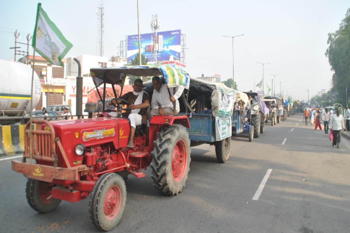 Bhakiyu Kisan Kranti Yatra: farmers got angry with government saysold tractor are The members