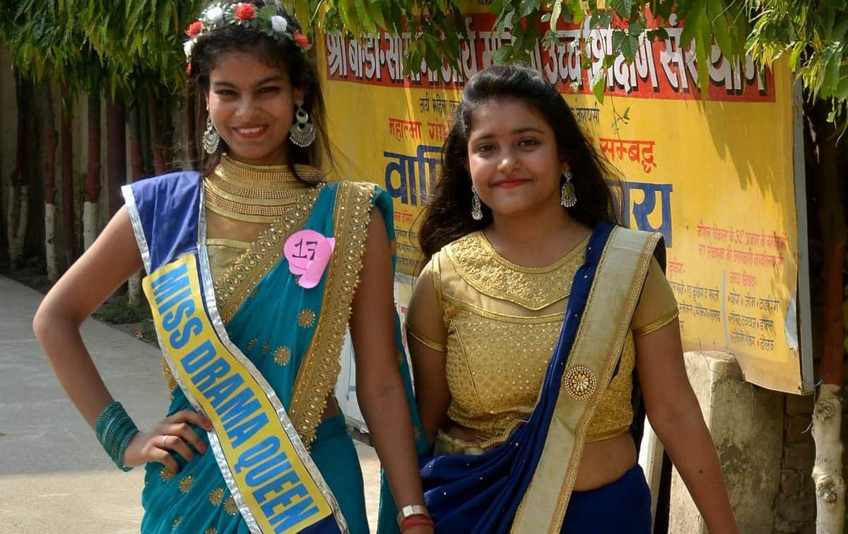 College girl student enjoy fresher party see photos