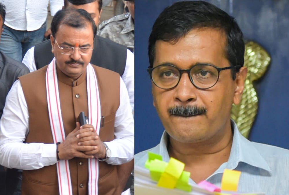 keshav prasad maurya meets vivek tiwari family.