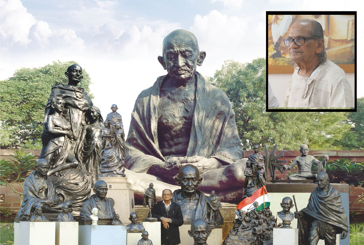 Special story Ram V Sutar on gandhi jayanti 2018