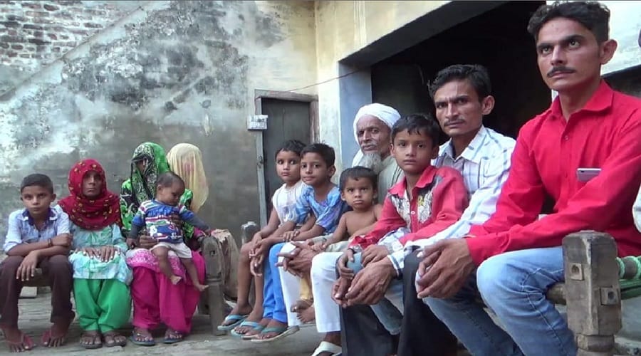 Muslim family announced religion change and adopted Hindu religion