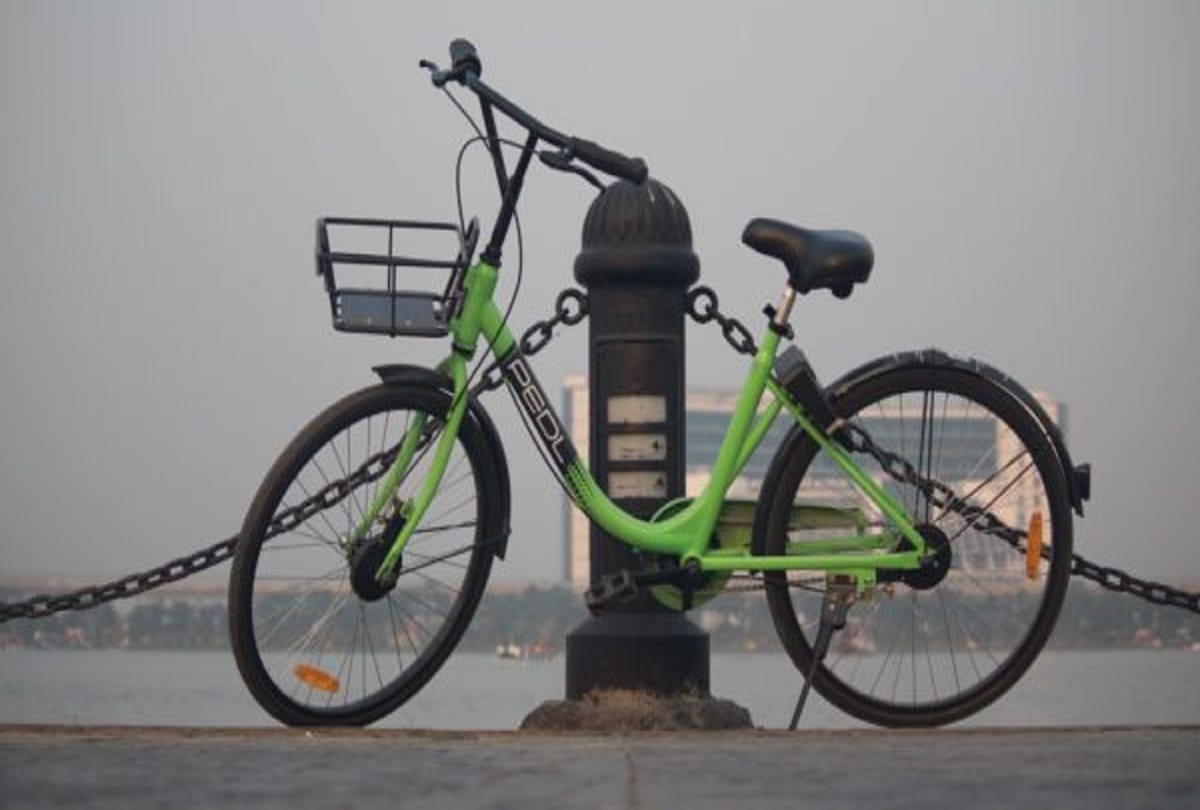 Bicycle Book from Mobile App in JNU