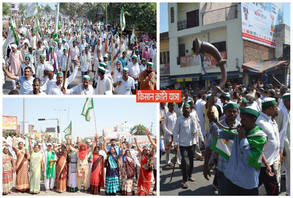 Delhi-Meerut highway Route diversion about Kisan Kranti Yatra