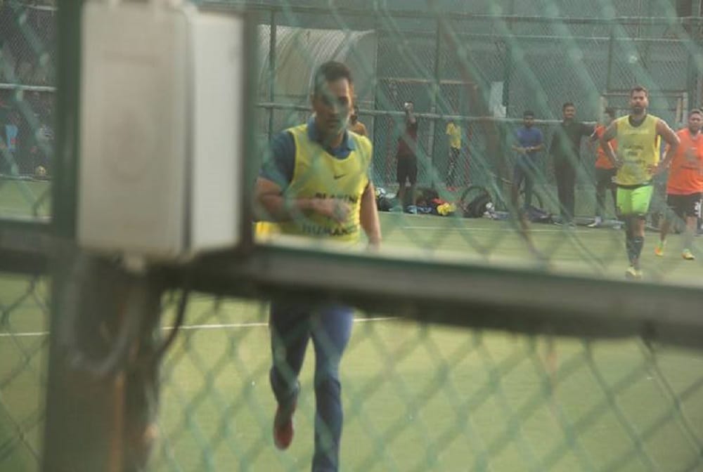Ms Dhoni play Football With Priyanka Chopra husband Nick Jonas, photos viral