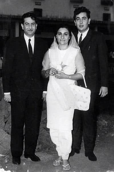 krishna kapoor and raj kapoor married unseen pictures