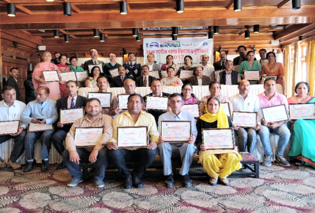 thirty govt schools of himachal awarded for Cleanliness