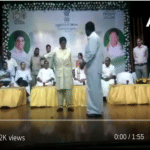 argument on stage between Puducherry Governor Kiran Bedi and AIADMK MLA A Anbalagan at a function