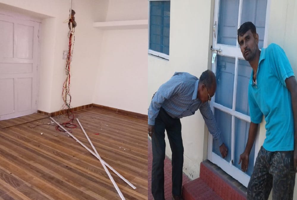 Miscreants Done Excrement in Gandhi Kutiya on gandhi jayanti 2018