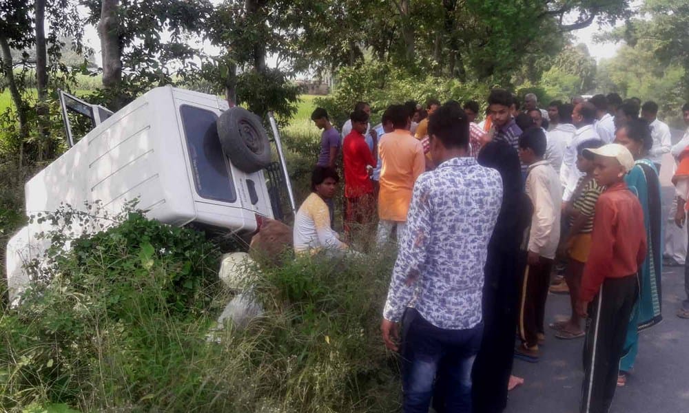 inaccident bike drider injured