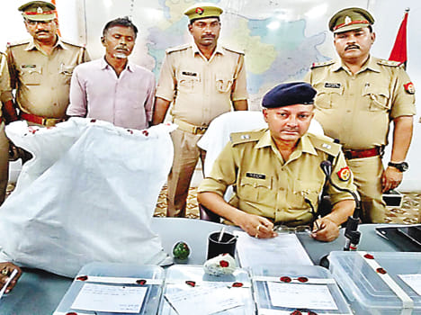 Police caught stolen factory