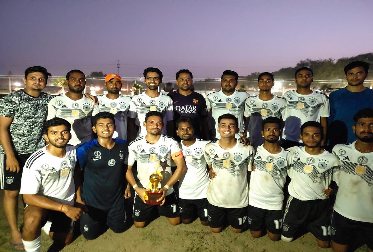 Allahabad Sporting Football Academy won sadbhawna football cup
