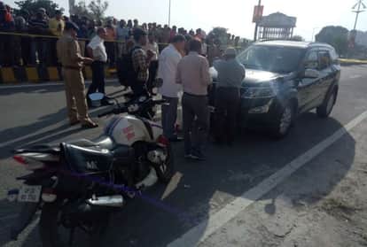special investigation team re create the crime scene of vivek tiwari murder