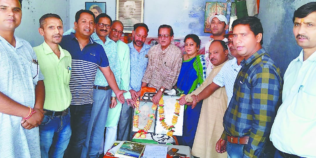 gandhi ji's  and shashtri ji's anniversary celebrated