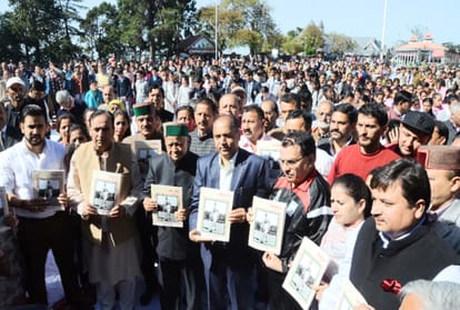 Students Awareness Rally on ridge against Drug abuse