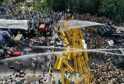 farmers kisan kranti yatra ends in delhi now nh 24 is diversion and traffic free