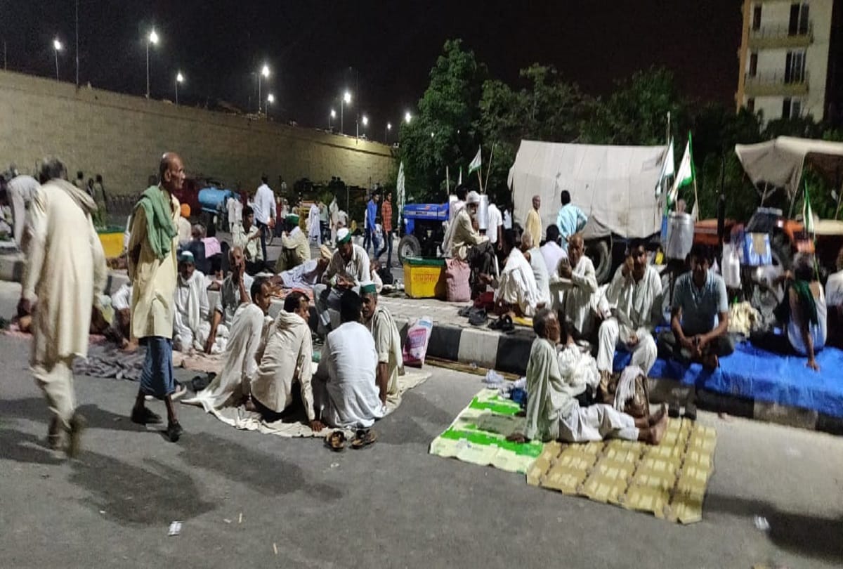 farmers movement will continue, know the pictures in the daytime