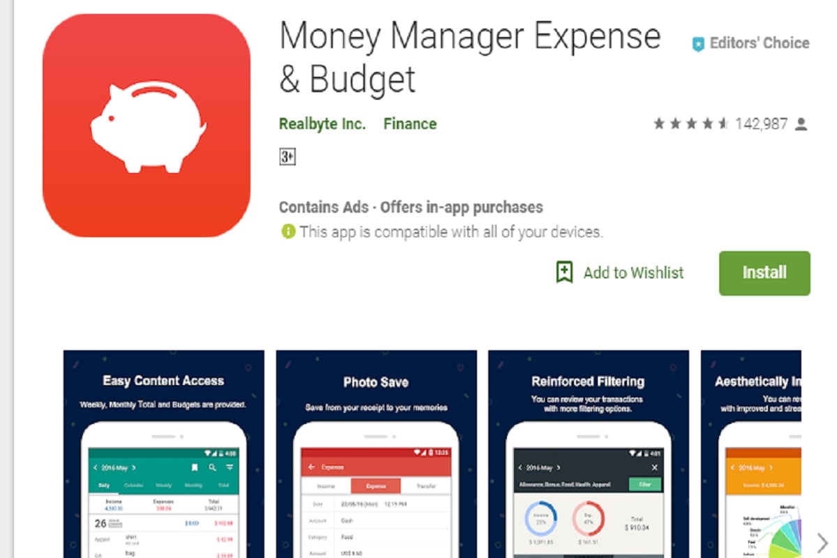 Money Manager Expense & Budget