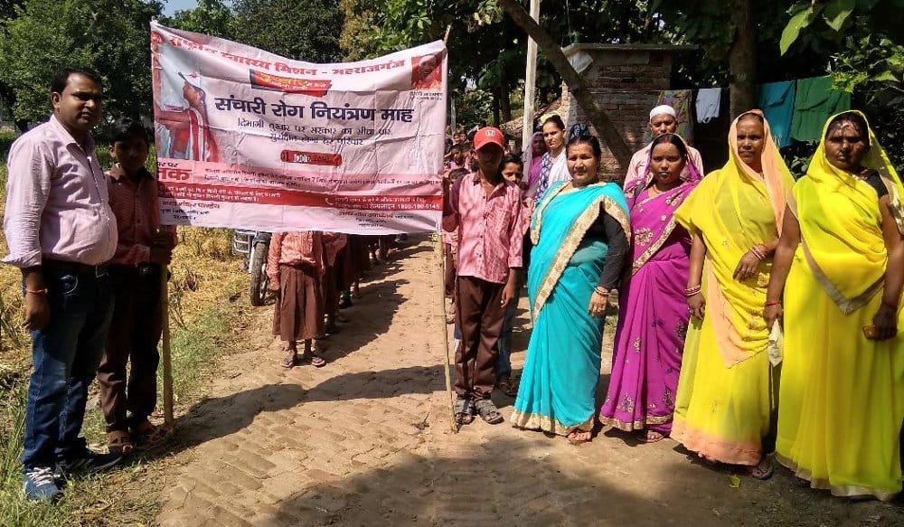 Raising awareness rally