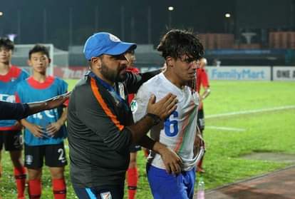 Team India lost to South Korea and eliminated from under 17 football qualifier