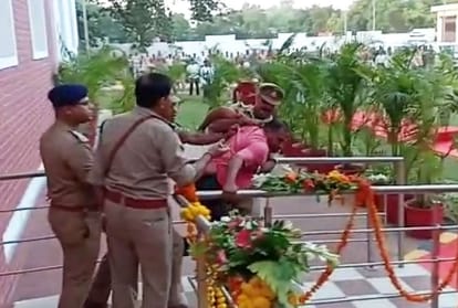 security break of cm yogi in alambagh lucknow