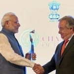 Narendra Modi and UN Secy General