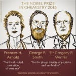 The Royal Swedish Academy of Sciences decided to award the Nobel Prize in Chemistry 2018