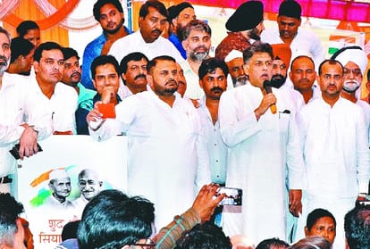 Manish Tewari targeted on  BJP in chandigarh