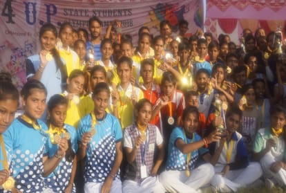 Hilman Public School champion of UP student Olympics