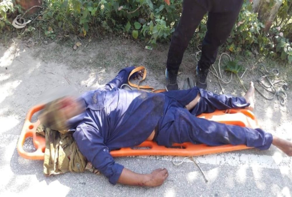 Car Accident on badrinath highway dead Body Rescue photos