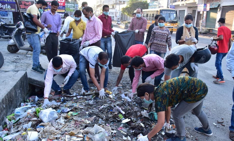 cleanliness drive carried out across the city