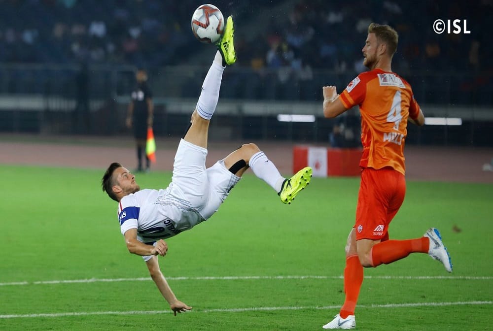 delhi dynamos vs pune city isl 2018 live match updates