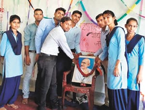 To celebrate the birth anniversary of Mahatma Gandhi and Lal Bahadur Shastri