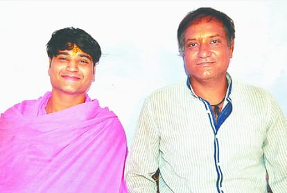 In the role of Rama, son and father of Ravana in ramleela