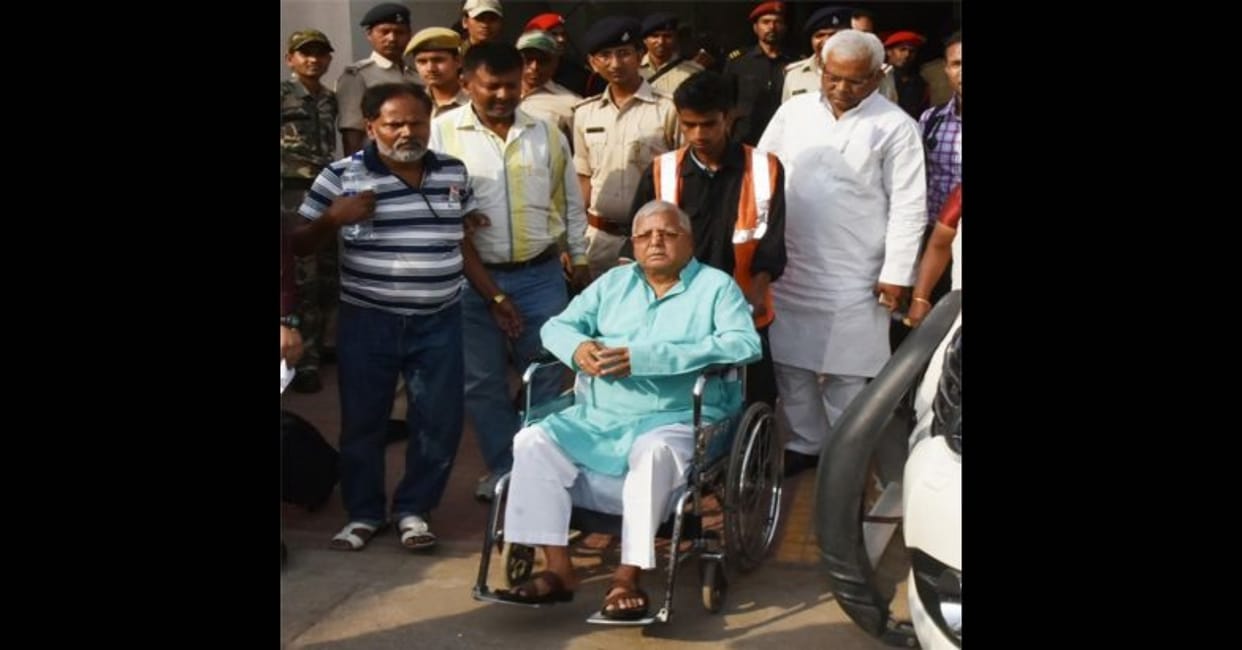 lalu prasad yadav recovering from health issues, slowdown in sugar level
