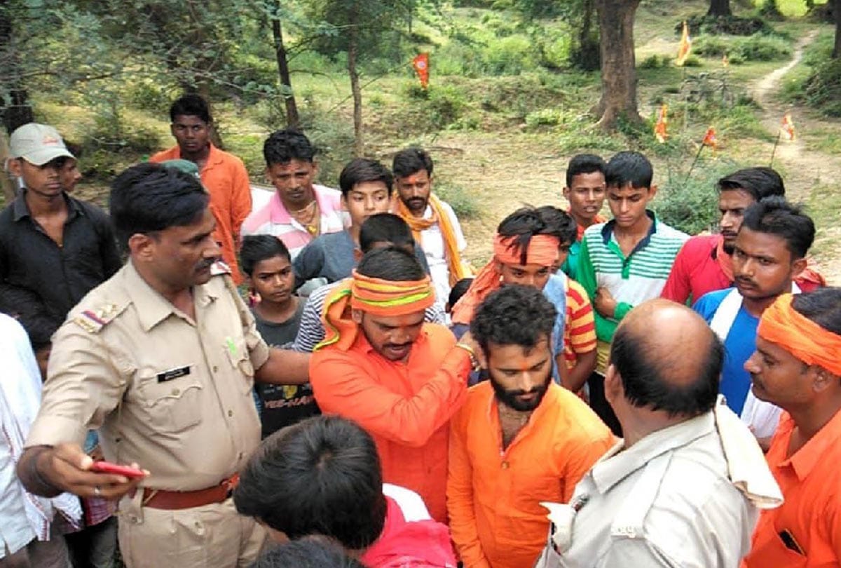 Nathuram Godse's idol in Dharmanagari Chitrakoot on Gandhi Jayanti