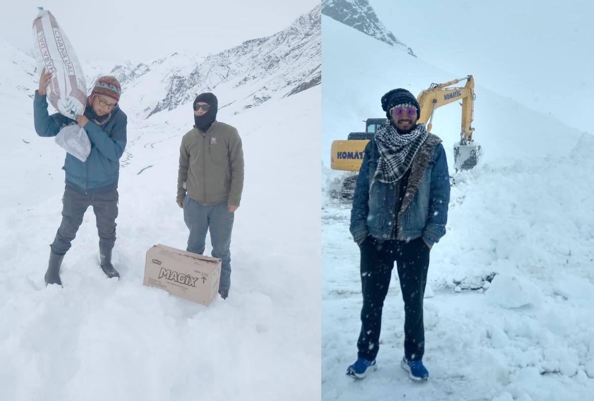 350 pepople rescue by Lahaul spiti administration and local residents Himachal pradesh