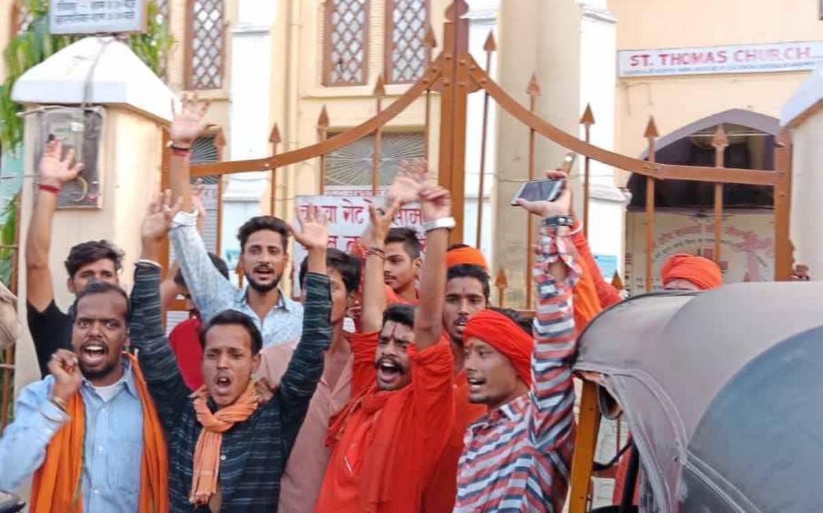Ruckus in church due to religious conversion at varanasi