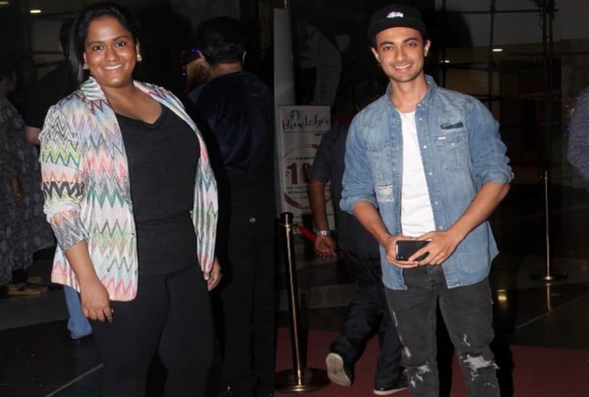 Ayush Sharma and Warina Hussain loveyatri Special screening