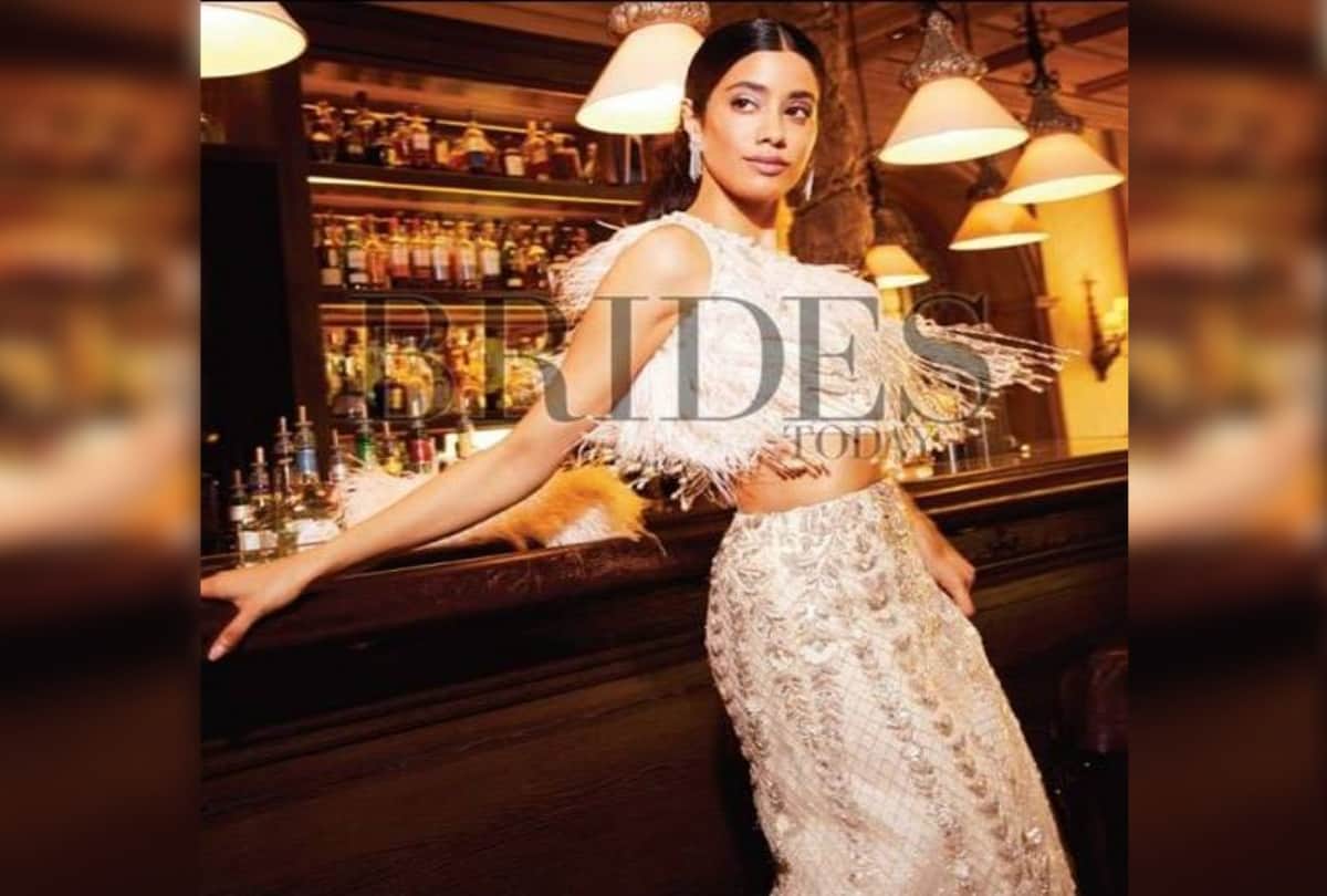 Janhvi Kapoor looks glamorous bride on latest brides today magazine cover