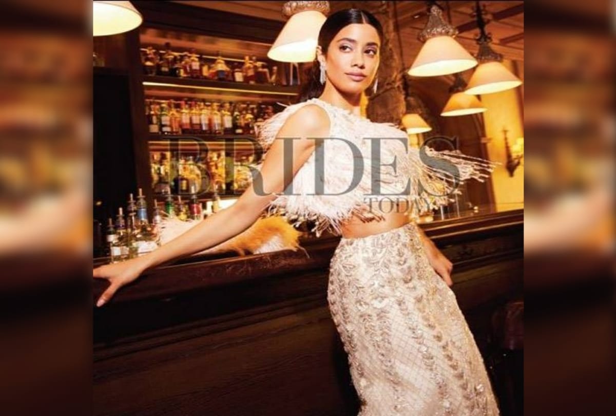 Janhvi Kapoor looks glamorous bride on latest brides today magazine cover