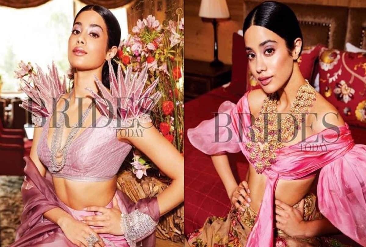 Janhvi Kapoor looks glamorous bride on latest brides today magazine cover