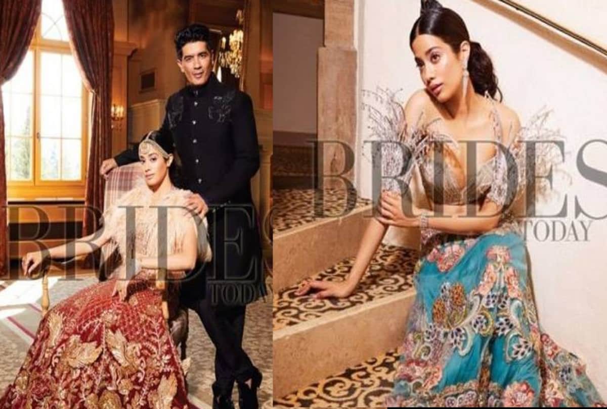 Janhvi Kapoor looks glamorous bride on latest brides today magazine cover