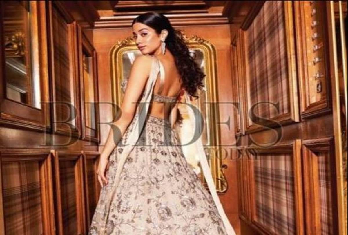 Janhvi Kapoor looks glamorous bride on latest brides today magazine cover
