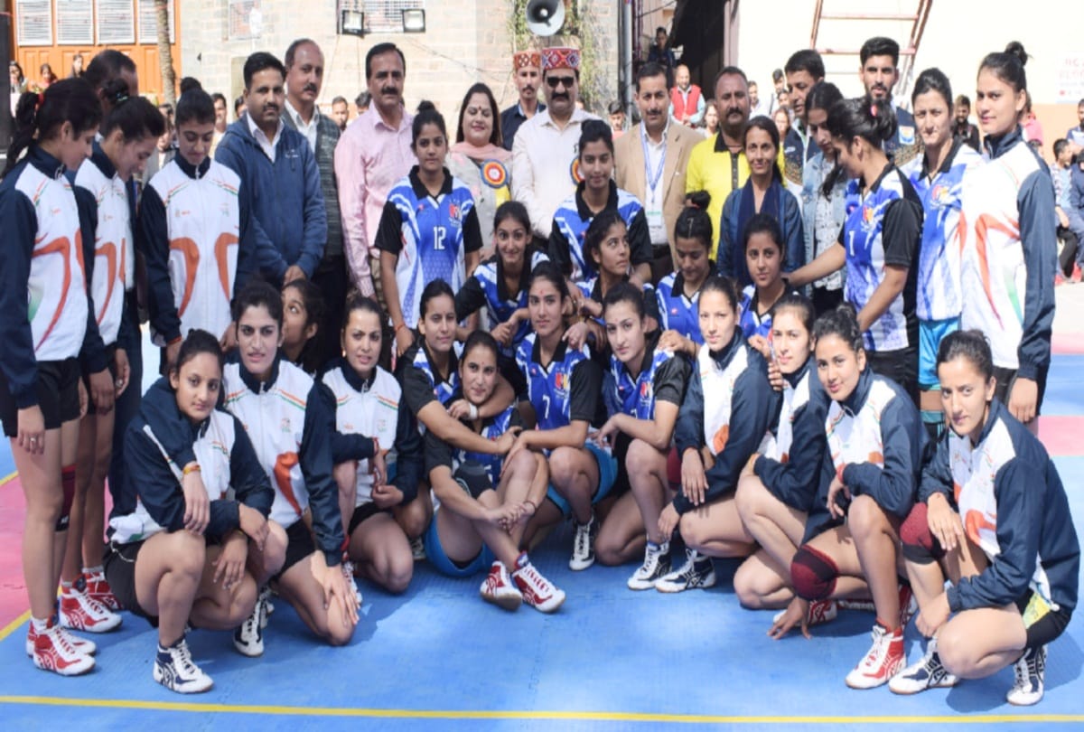 dharamshala college won the women's kabaddi titles
