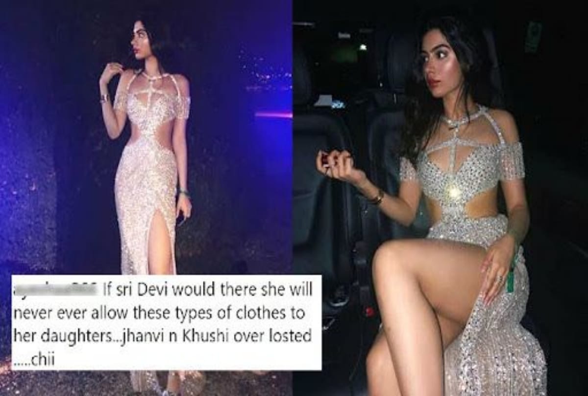 Khushi Kapoor trolls for wearing revealing dress