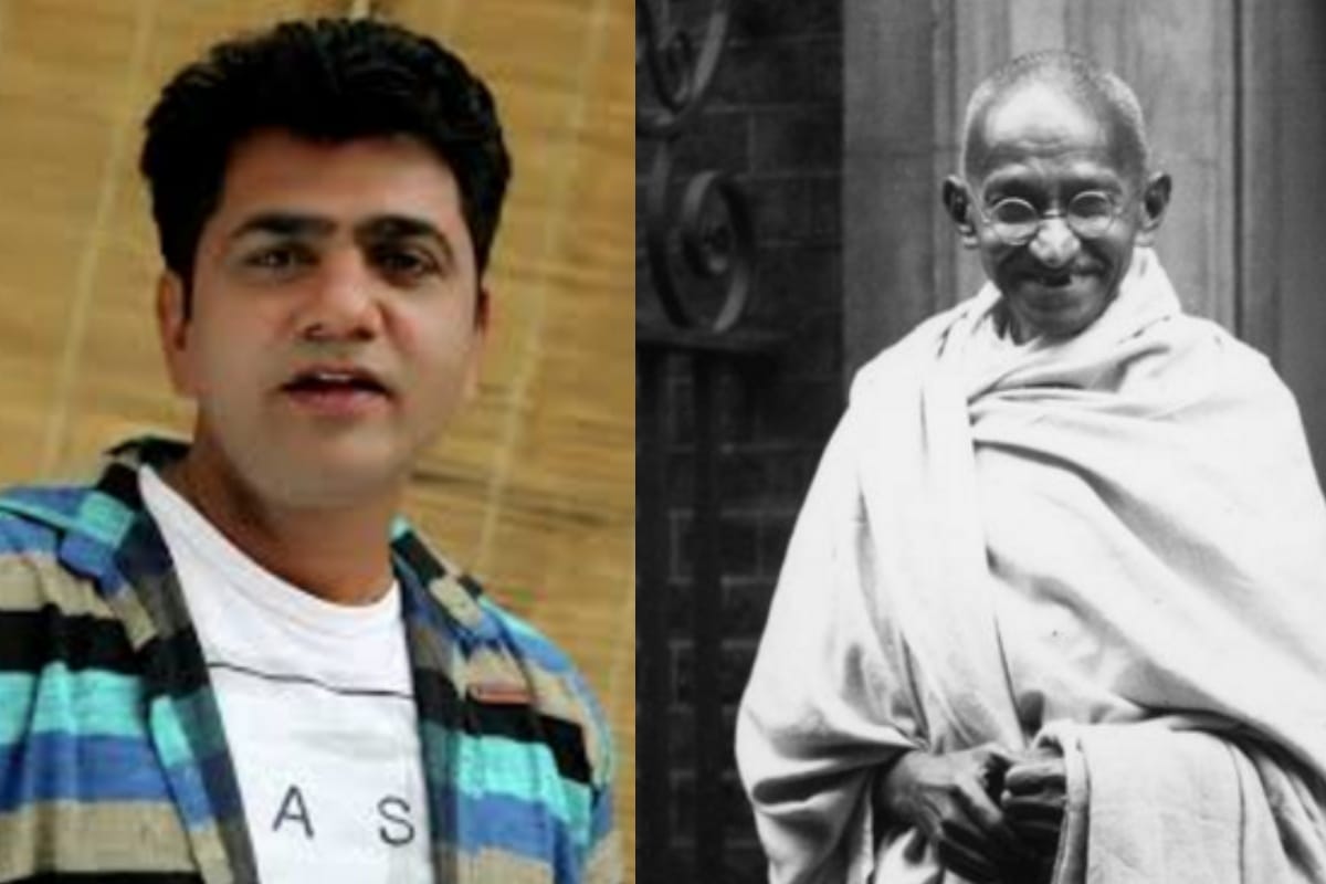 controversies over insulting remarks on Mahatma Gandhi in muzaffarnagar