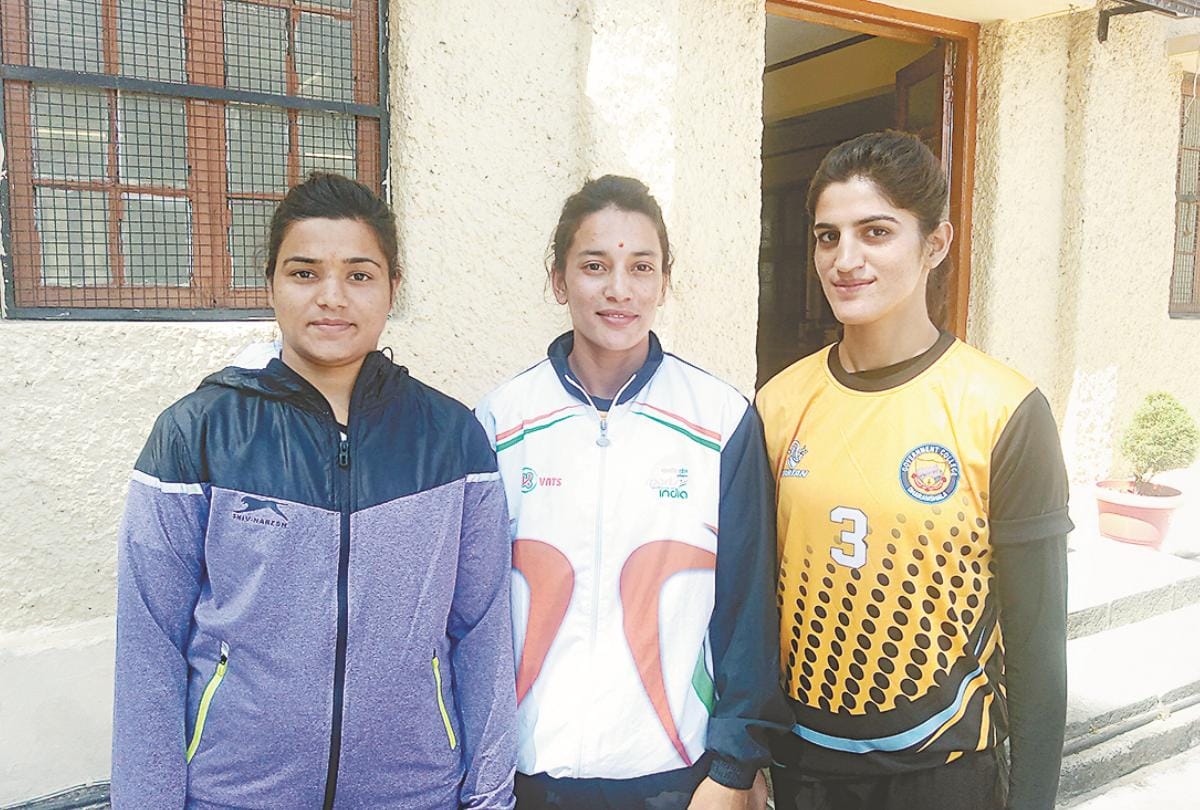 women kabaddi championship in Sanjauli College Shimla
