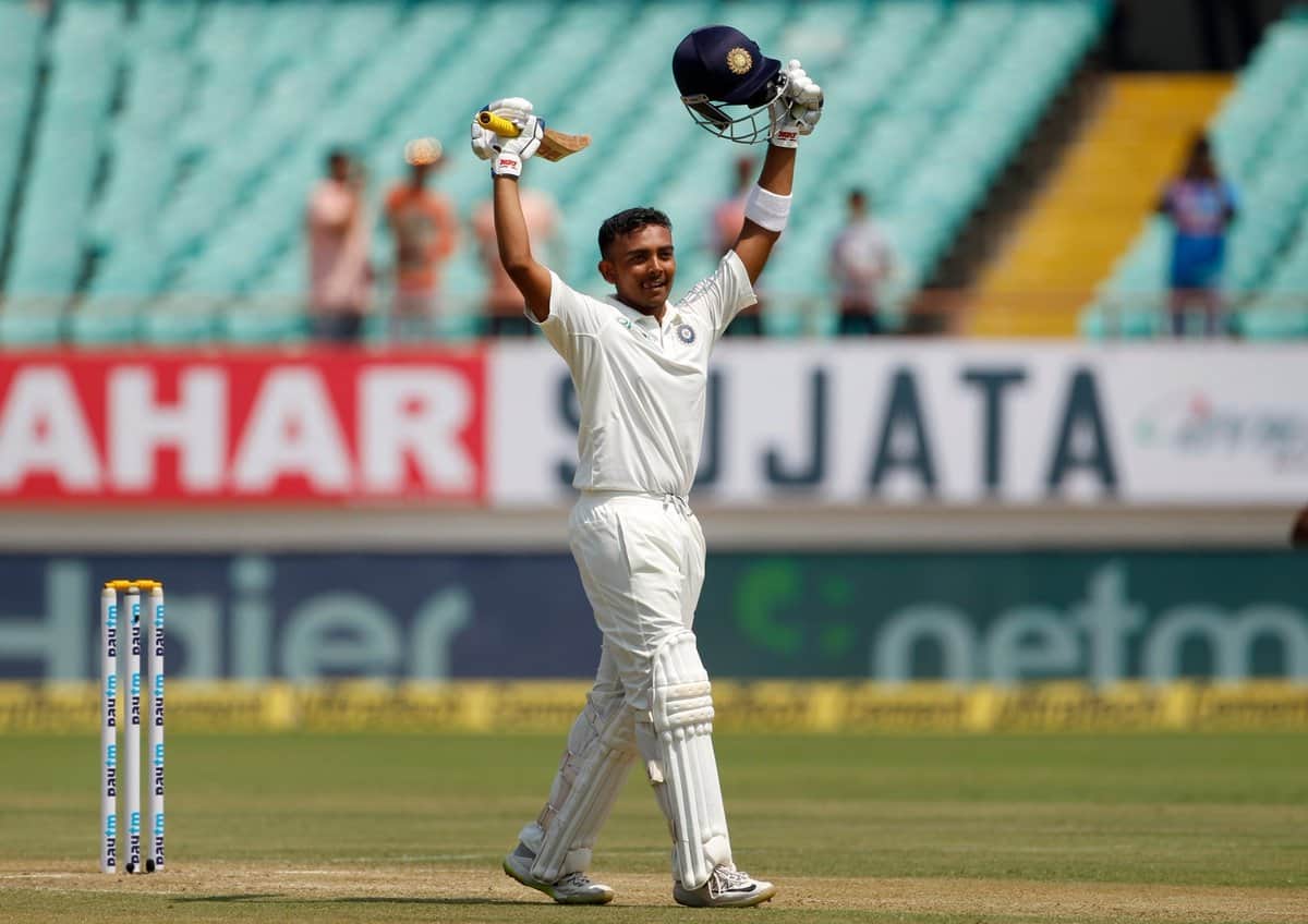 prithvi shaw biodata breaks many records during his debut innings