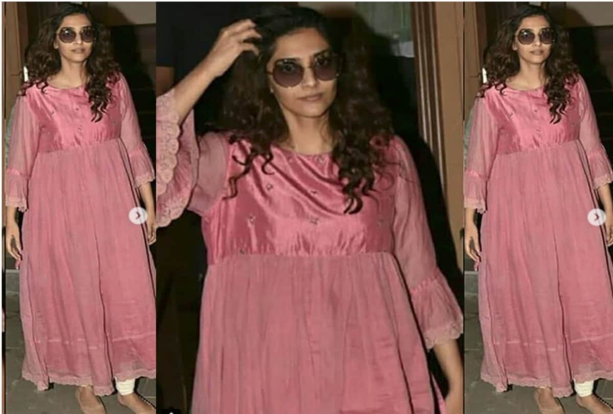 is sonam kapoor pregnant actress recent outing in oversized dress