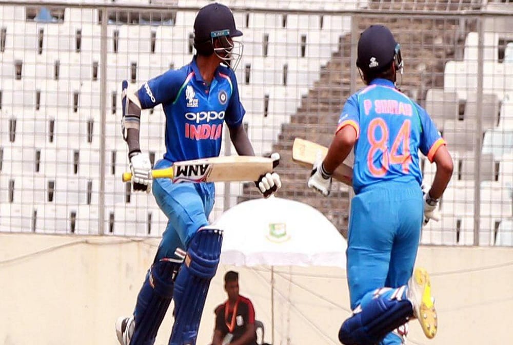 team India beat Bangladesh by two runs to enter U-19 Asia Cup fial